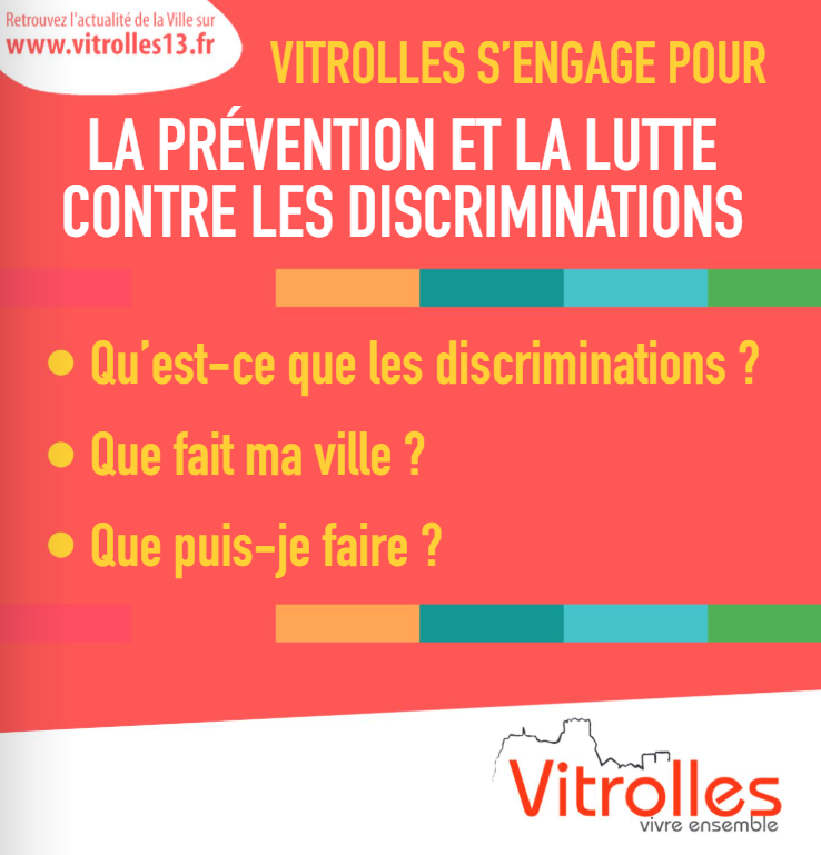 Une du livret  : prévention et lutte contre les discriminations